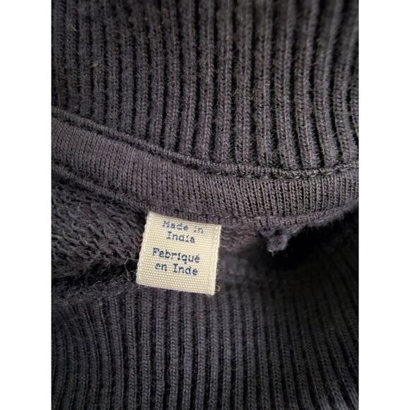 KnowledgeCotton Apparel Black Owl Men’s Crewneck Sweatshirt Large 100% Cotton - Picture 9 of 11